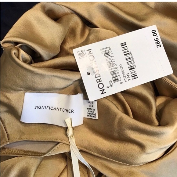 Significant Other Erika Satin Wrap Dress Size 6 NWT - Picture 7 of 7